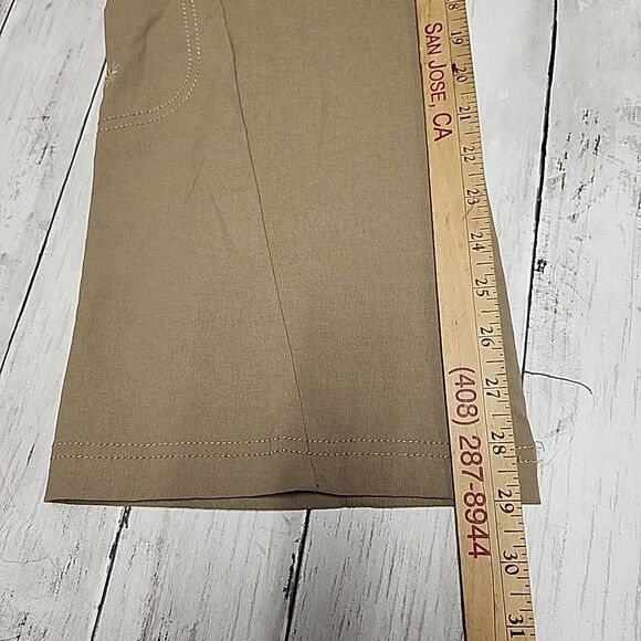 Athleta Active Hiking Pants Zip/Drawstring Tie Mesh Lined Pockets Flare Size 4P - Picture 8 of 14